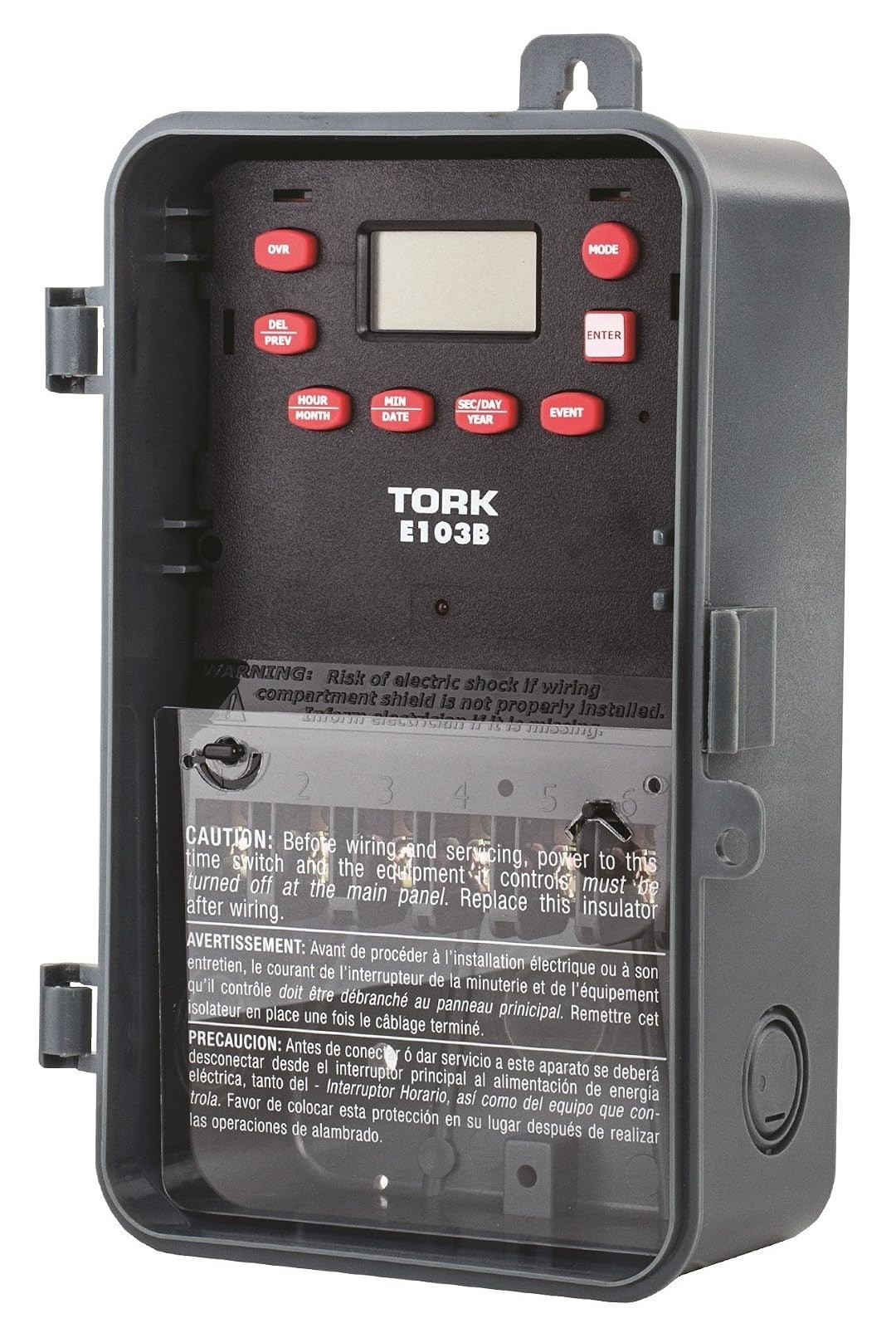 NSI Multipurpose Control 24 Hour Time Switch, E103B, 120-277 VAC