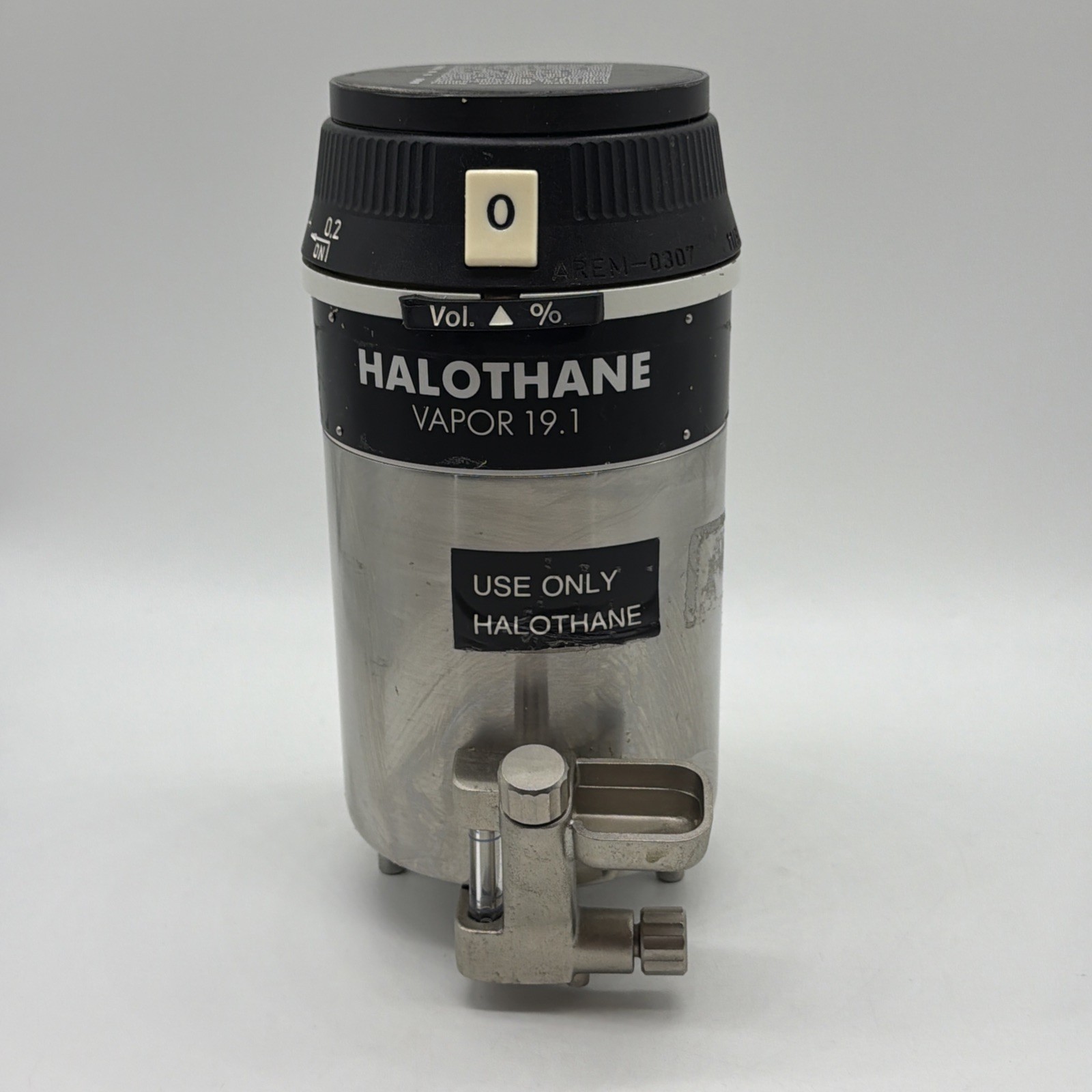 Drager Vapor 19.1 Halothane Safety Fill Anesthesia Vaporizer 0.2 – 5 Vol. %