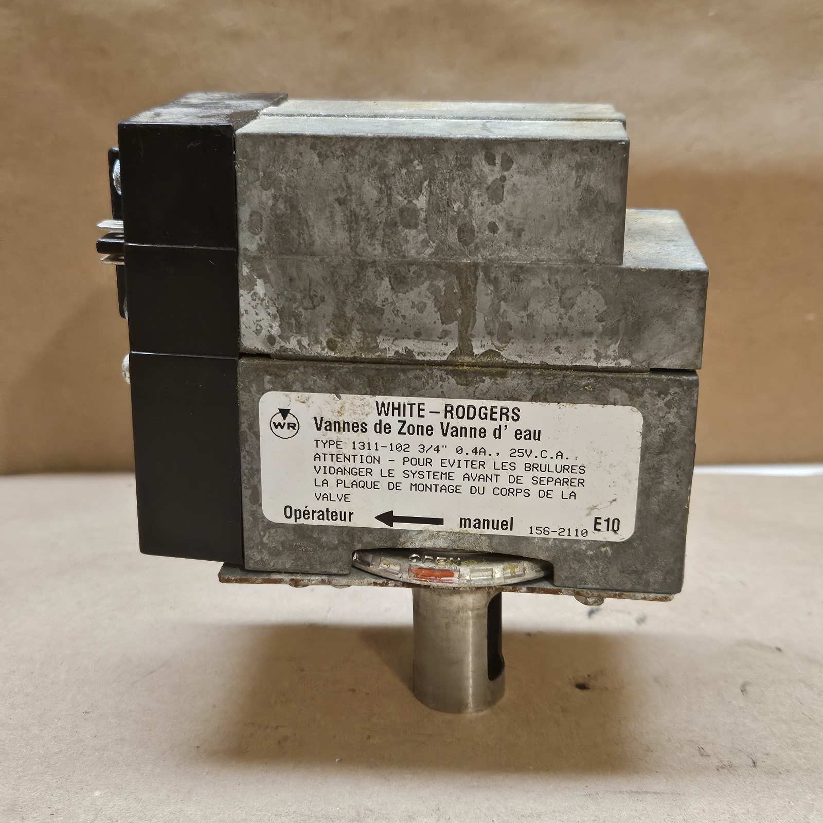 White-Rodgers 1311-102 Hydronic Zone Valve Model 1311-102