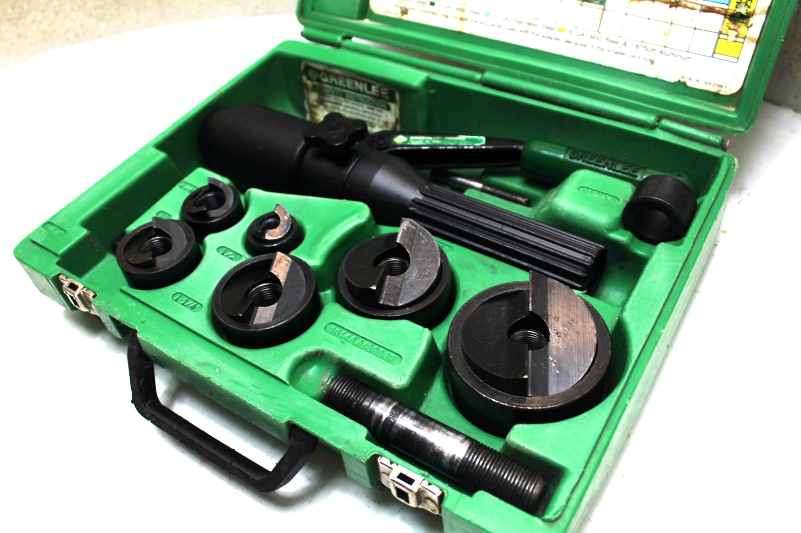GREENLEE 7906/7806 SB Quick Draw Hydraulic Knockout Set (100% TESTED)