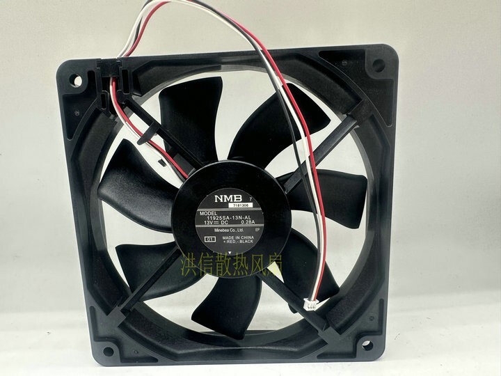 1 pcs NMB 11925SA-13N-AL 13V 0.28A 12025 projector cooling fan