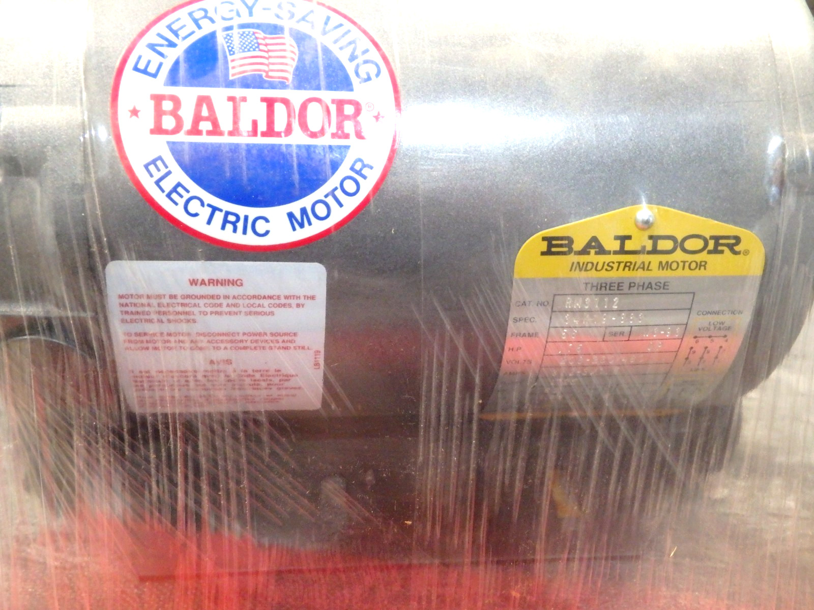 BALDER -3 PHASE INDUSTRIALMOTOR 230/460V 1725RPM .75HP NEW IN BOX