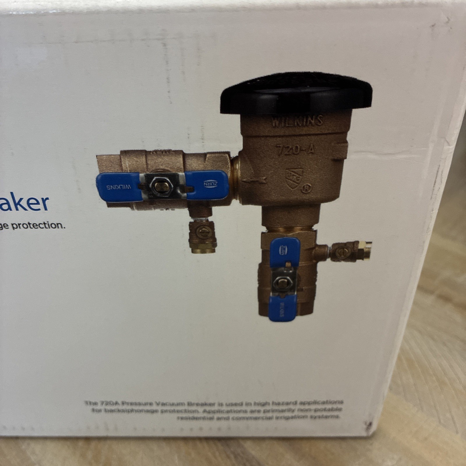 Wilkins 34-720A 3-4 in Pressure Vacuum Breaker Assembly