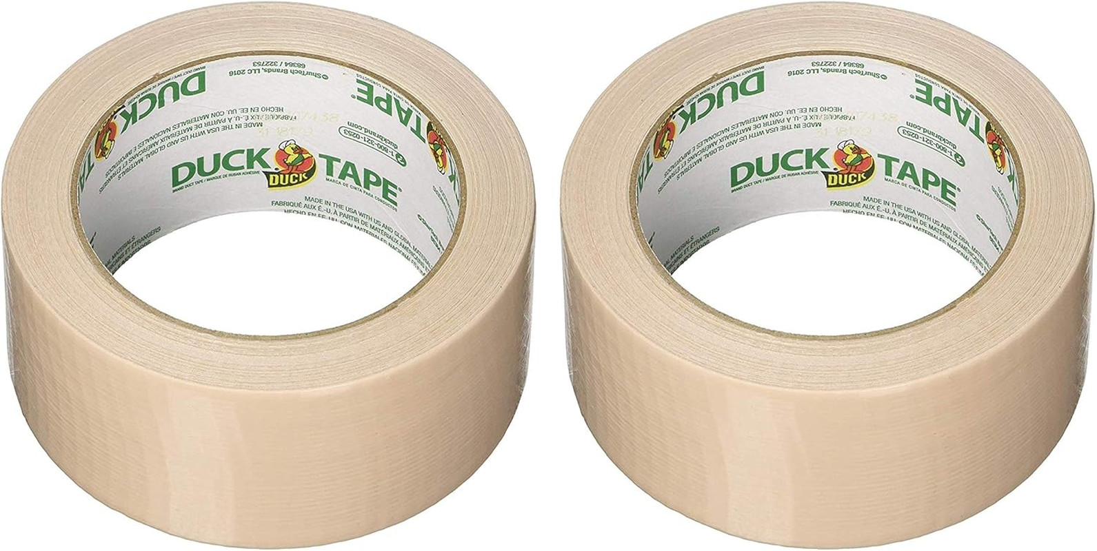 Duck 283264 1.88″ X 20 Yards Beige Duck Tape (Тwo Рack, Cookie Dough)