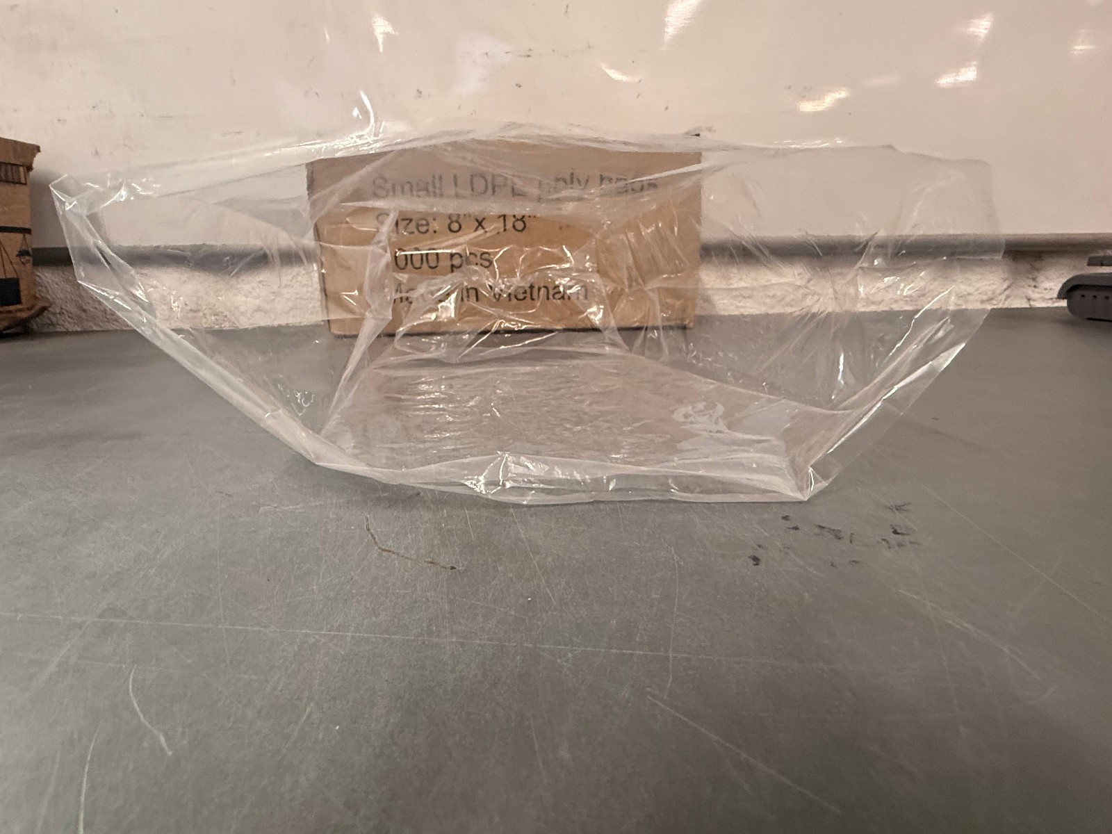 CASE OF 1,000 Clear 1.5 Mil Food Safe 8″ x 18″ Flat Open-Top LDPE Poly Bags
