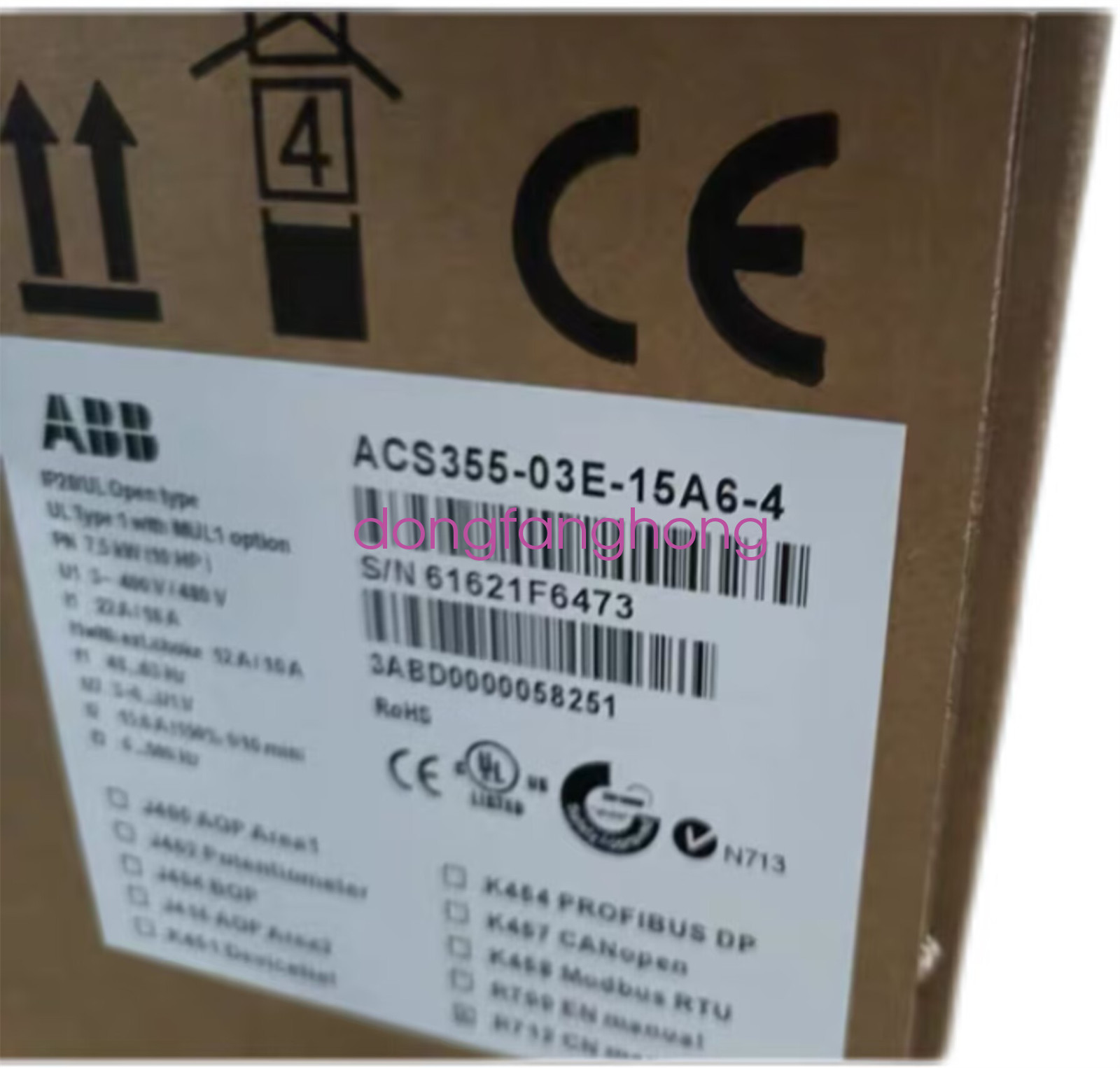 NEW ACS355-03E-15A6-4 Variable Frequency Drive fast shipping FedEx or DHL or UPS