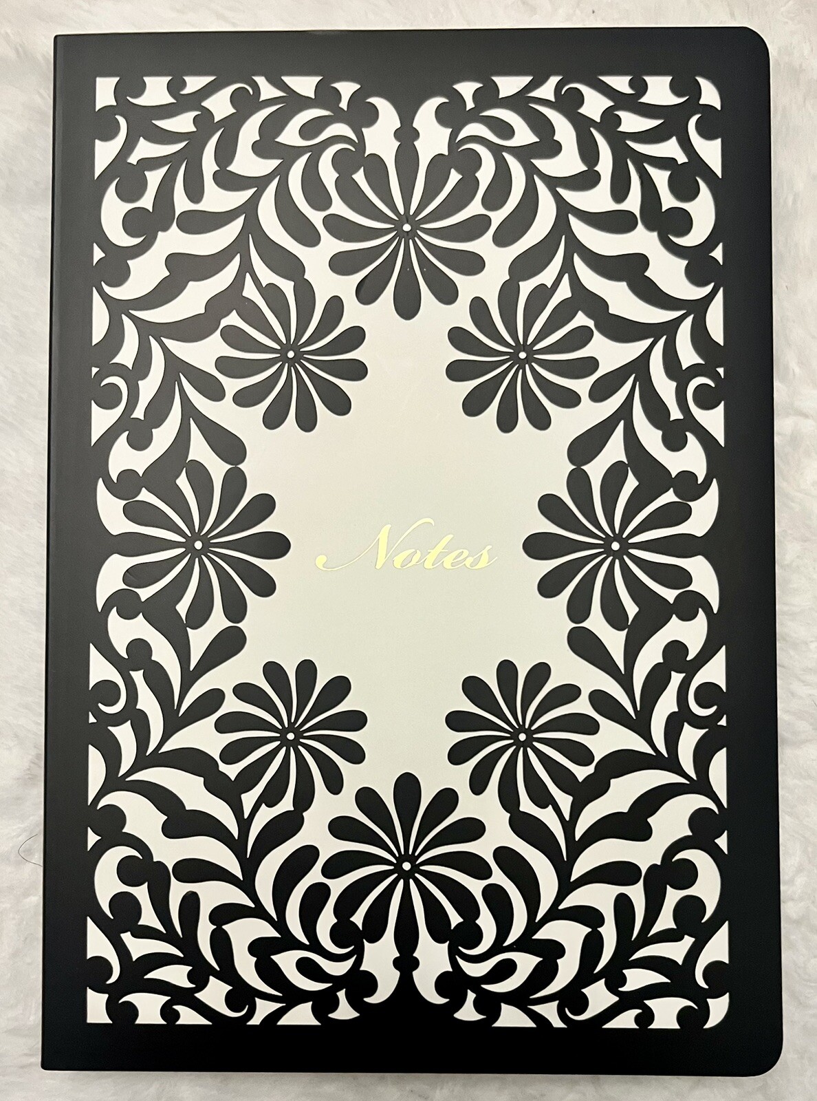 Luxe Lace Black Border Laser Cut Journal