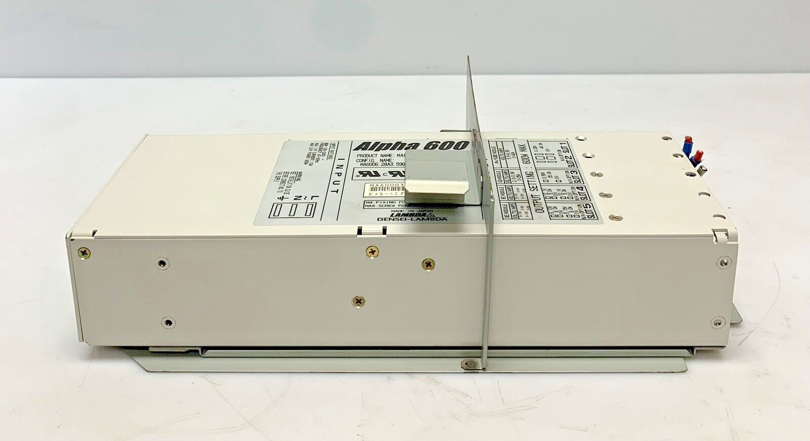 Densei-Lambda ALPHA 600 MA6000308A POWER SUPPLY 100-240V 47-63Hz 10A 600W