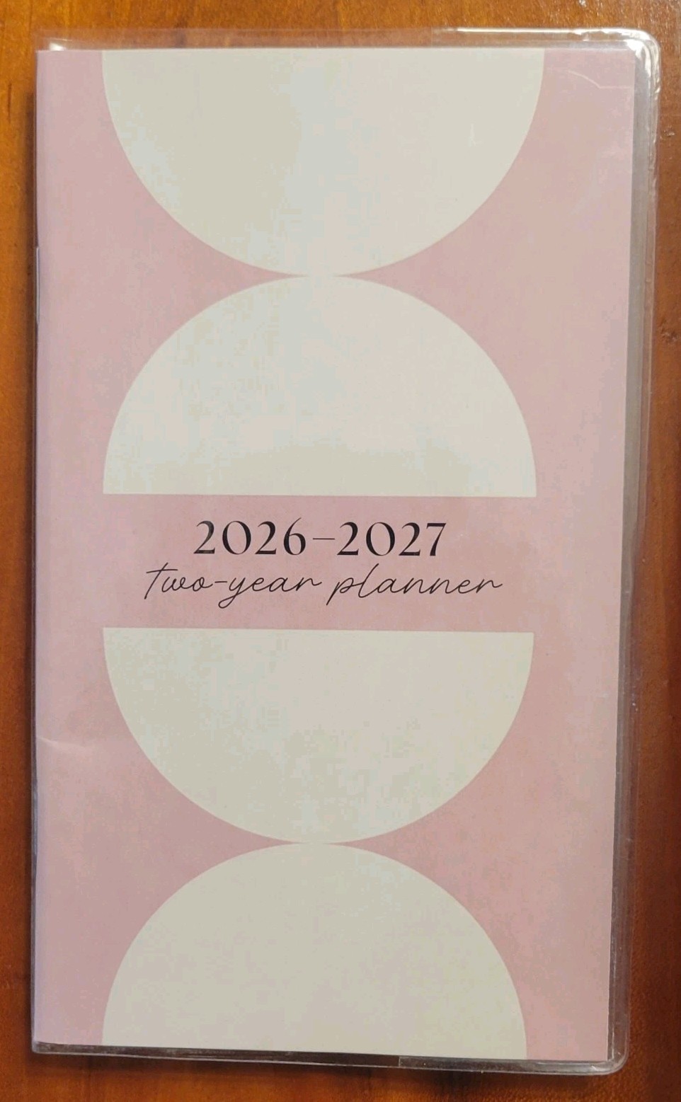2026-2027 Two Year Pocket Planner In Plastic Cover New Flowers, Psalms Cats etc.