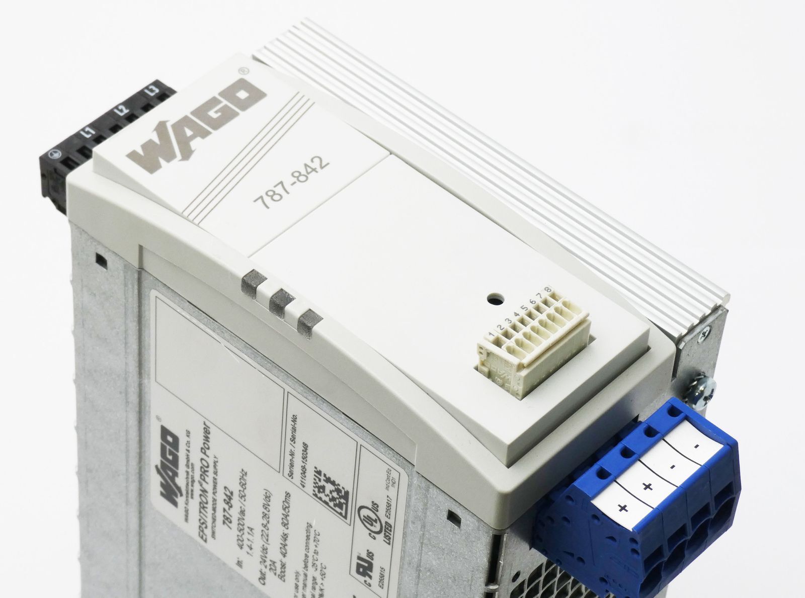WAGO Epsitron Pro Power 787-842 24VDC 20A Power Supply -used-