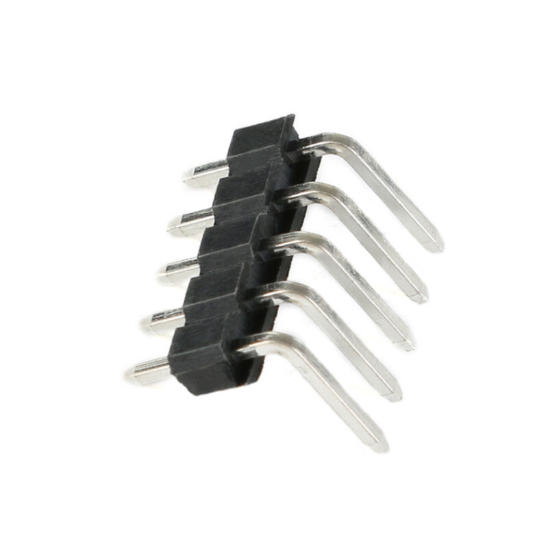 2.54mm 1*2 to 1*40Pin Male Header Pin Right Angle Single Row Strip PCB Connector