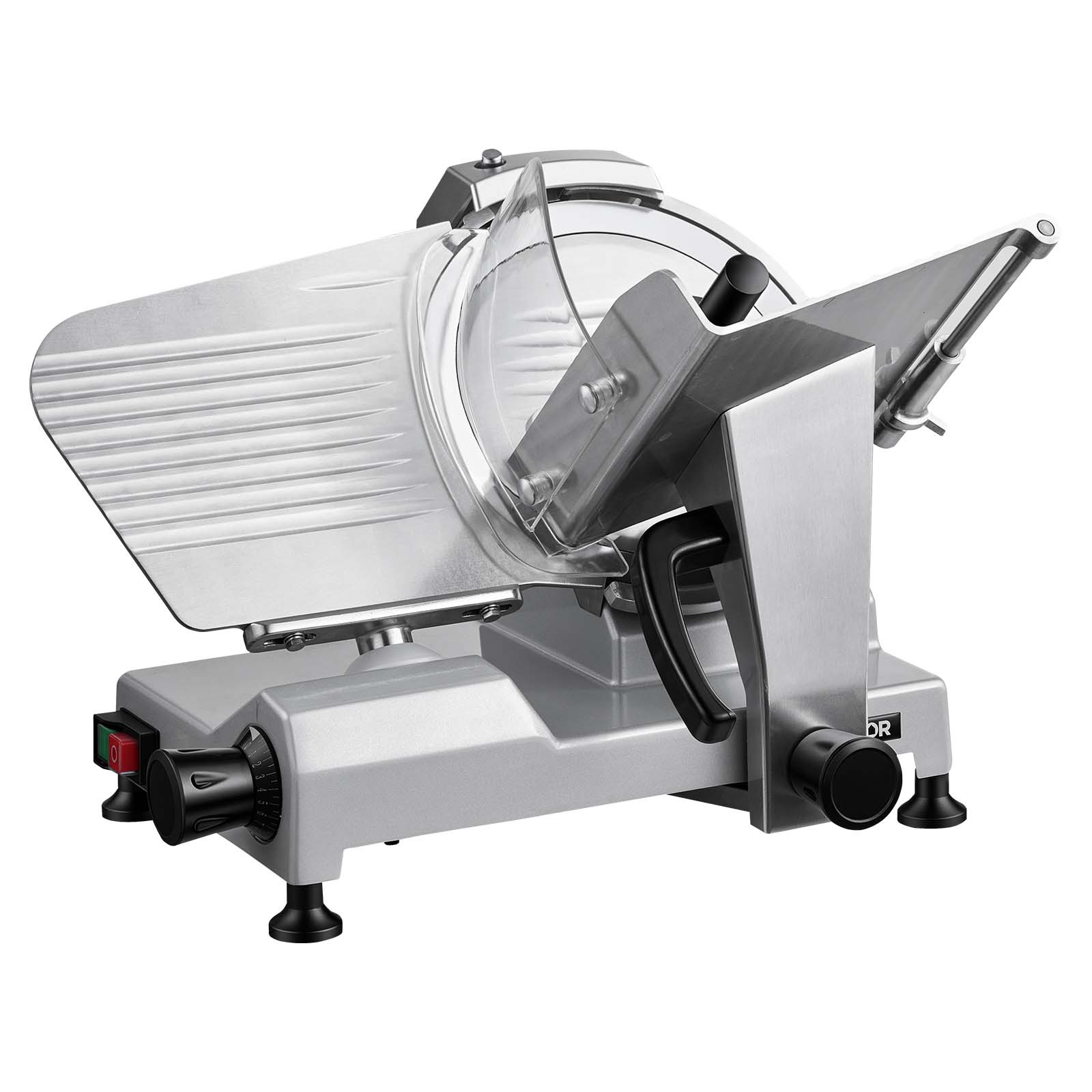 VEVOR Commercial Meat Slicer 240W Electric Deli Food Slicer with 10-inch Blade