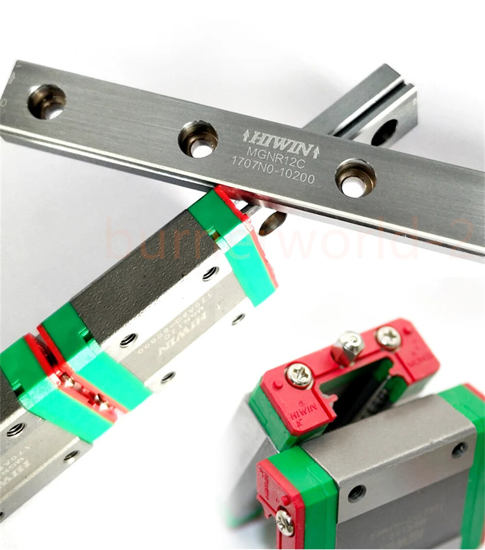 Hiwin MGN12H Linear Guides MGN Series Linear Bearings / 40mm to 2000mm Long