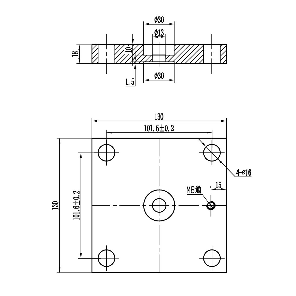 New BizAutom 4-Module Silo Tank Scale Mount Assembly Kit – Stainless Steel
