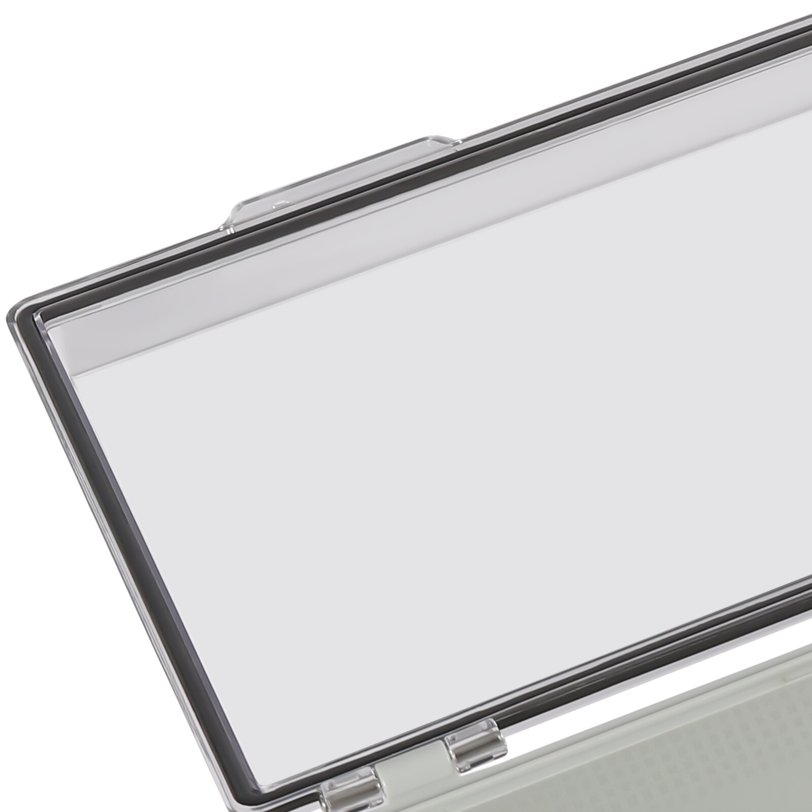 Wall Mount Hinged Cover Junction Box with Stainless Steel Latch and Clear Lid