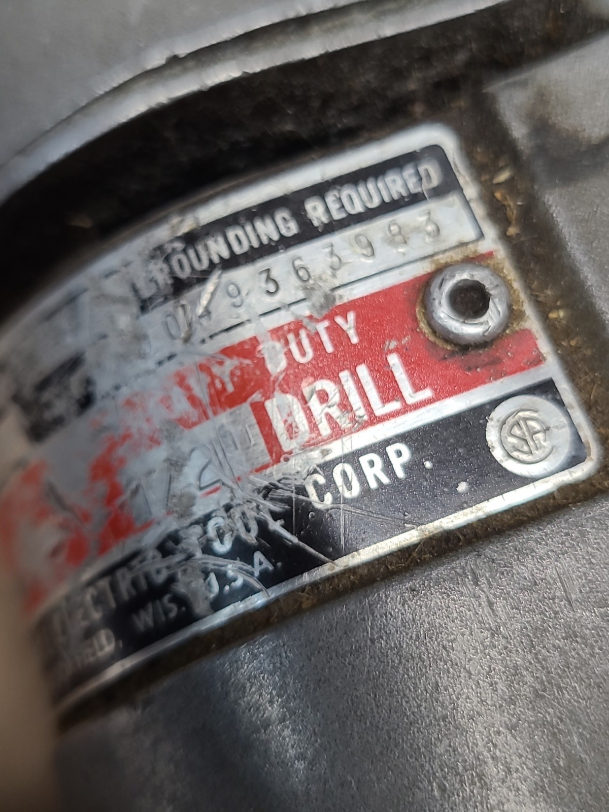 Milwaukee Heavy Duty 1/2″ Reversible Right Angle Drill 1101-1 4.5A