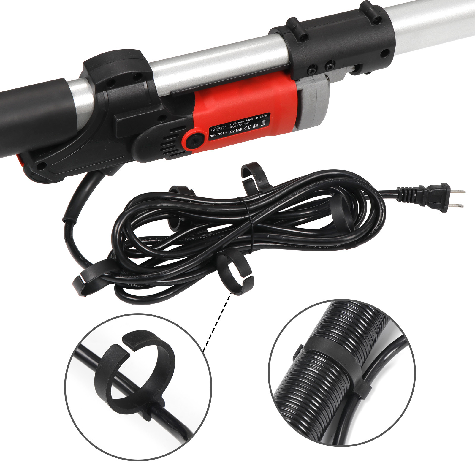 Drywall Sander 800W Commercial Electric Adjustable Variable Speed Sanding Pad