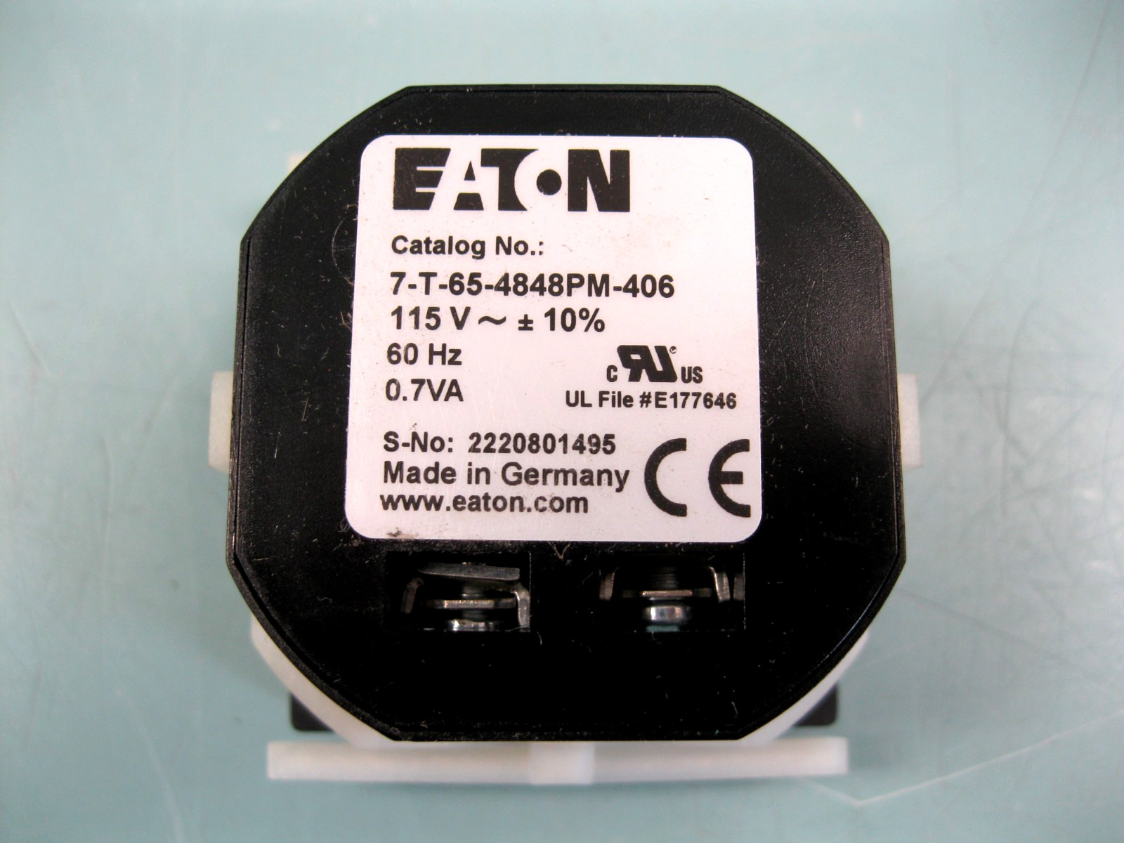 NEW Eaton 7-T-65-4848PM-406 7-Digit Hour Meter Counter 115V 60Hz L13