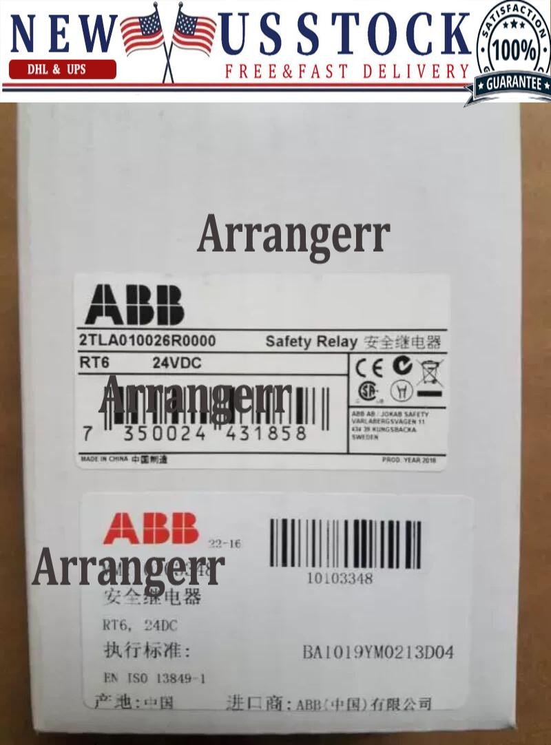 1pc ABB RT6 24VDC safety relay module 2TLA010026R0000 US Free TAX