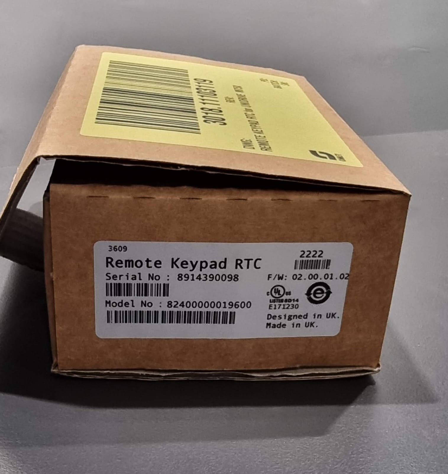 remote keypad RTC 82400000019600 with KI 485 Adaptor