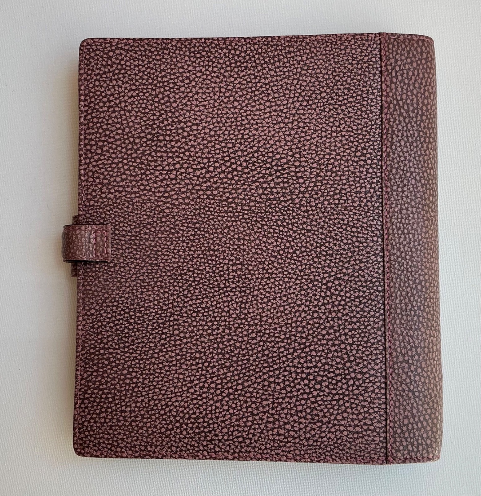 Filofax A5 Finsbury Leather Planner in Hard-to-Find Antique Rose Leather – RARE