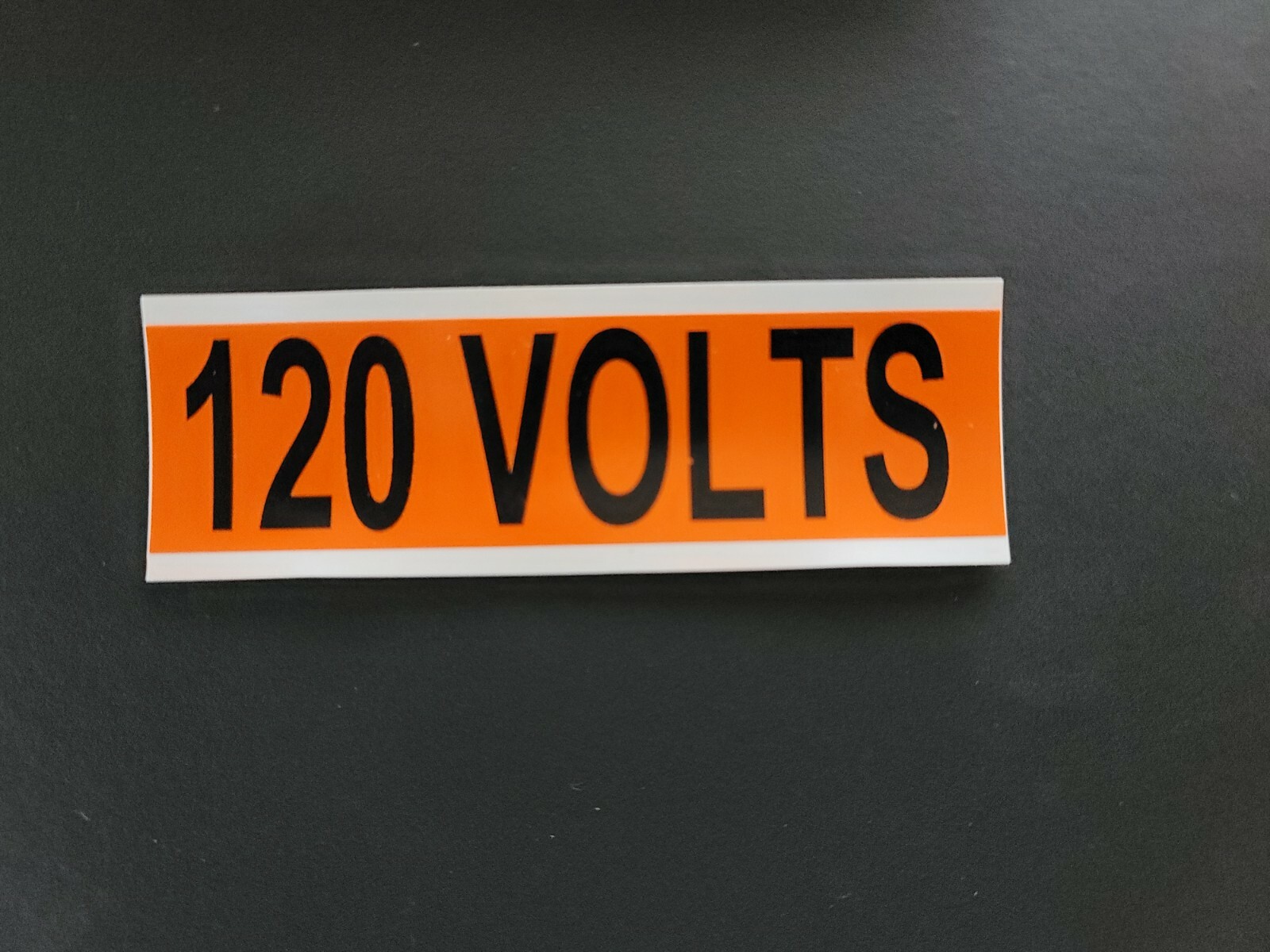 120 VOLTS – Voltage Label & Conduit Marker, 10 Pack