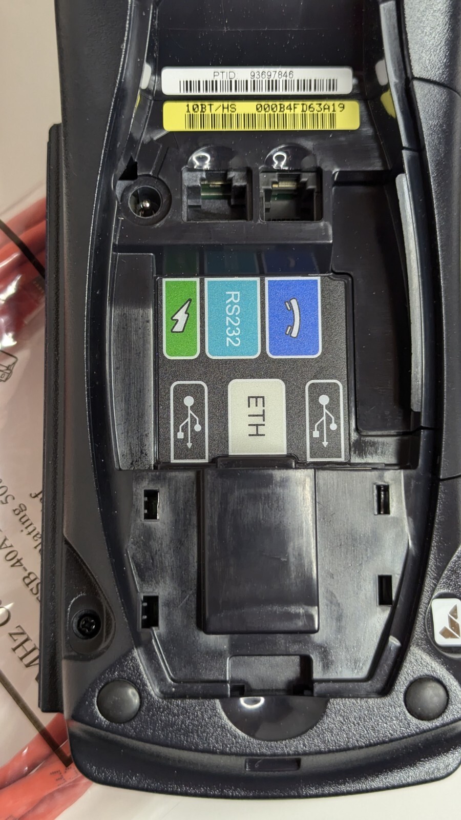 VeriFone VX520 Credit Card POS Terminal Dial ETH Power Card Chip Reader