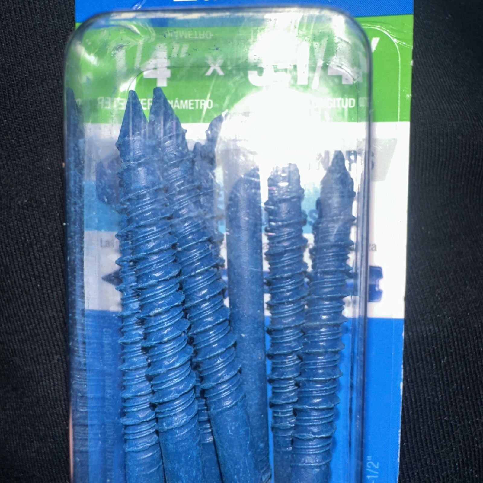 (8) Hex Washer Head 1/4 x 3-1/4 Concrete Masonry Screws Tapcon Anchor & Bit