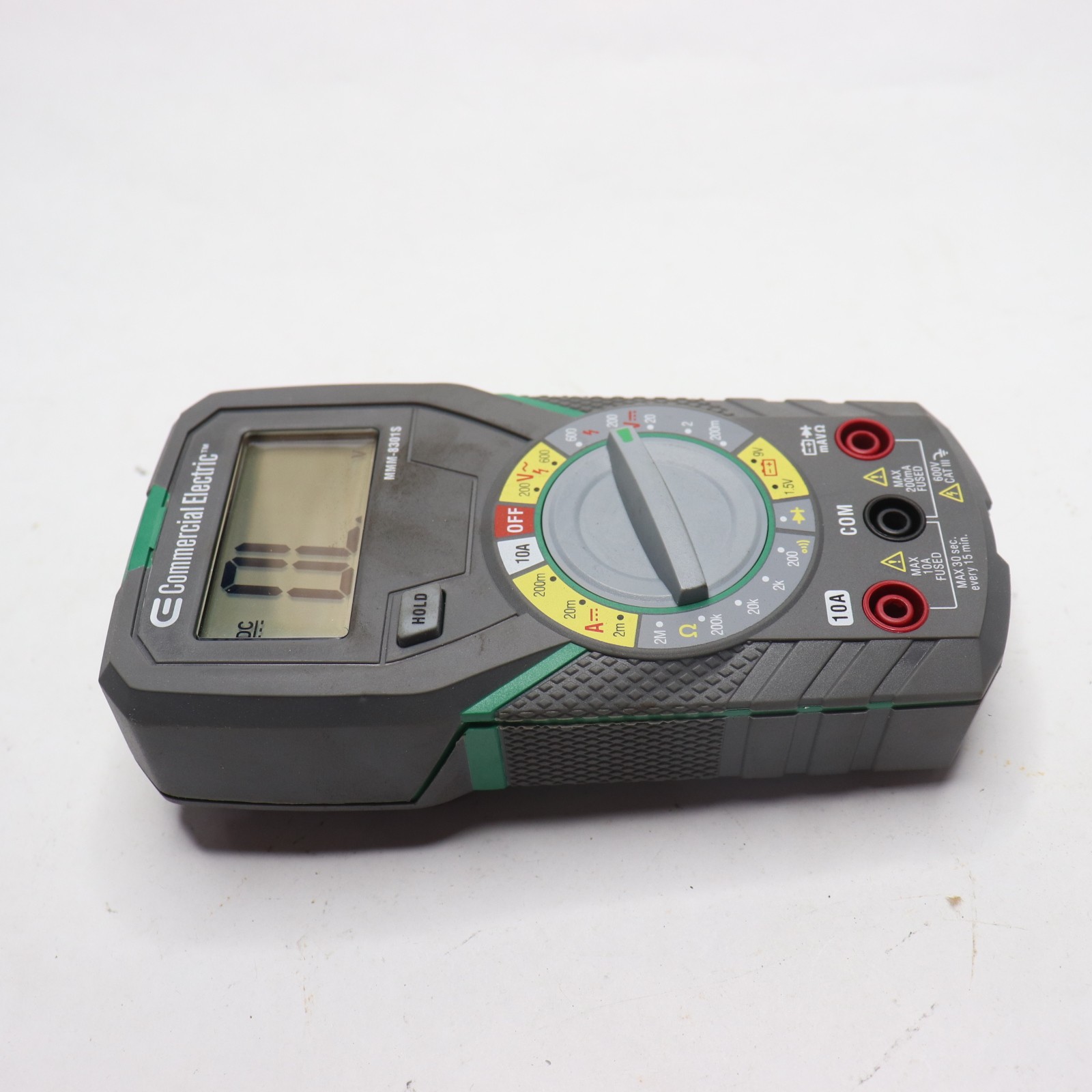 Commercial Electric CE Manual Range Digital Multimeter MMM-8301S – Meter Only