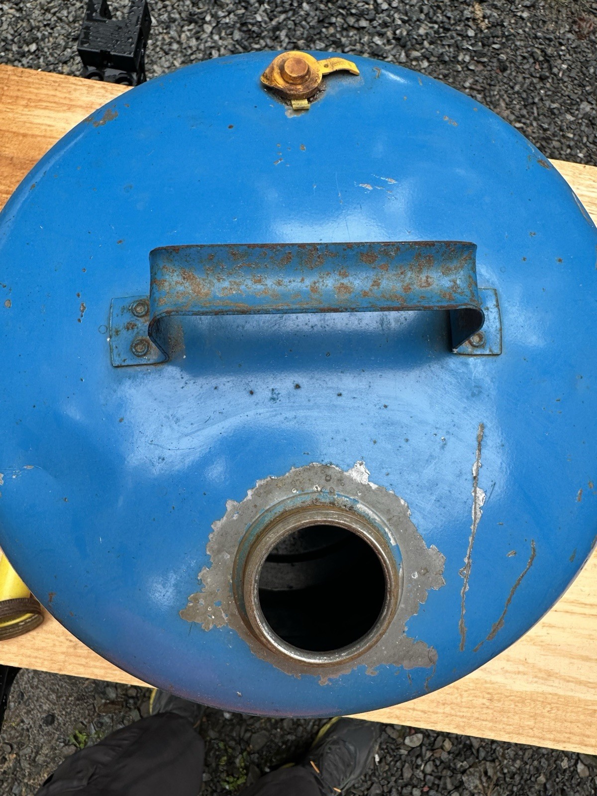 Vintage CRAFTSMAN SEARS Vented PRE-BAN Kerosene Metal CAN 5 1/4 Gal MADE IN USA