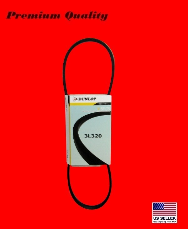 DUNLOP 3L320 V Belt Industrial Grade 3/8″ x 32″ FHP HVAC Lawn Mower Auto