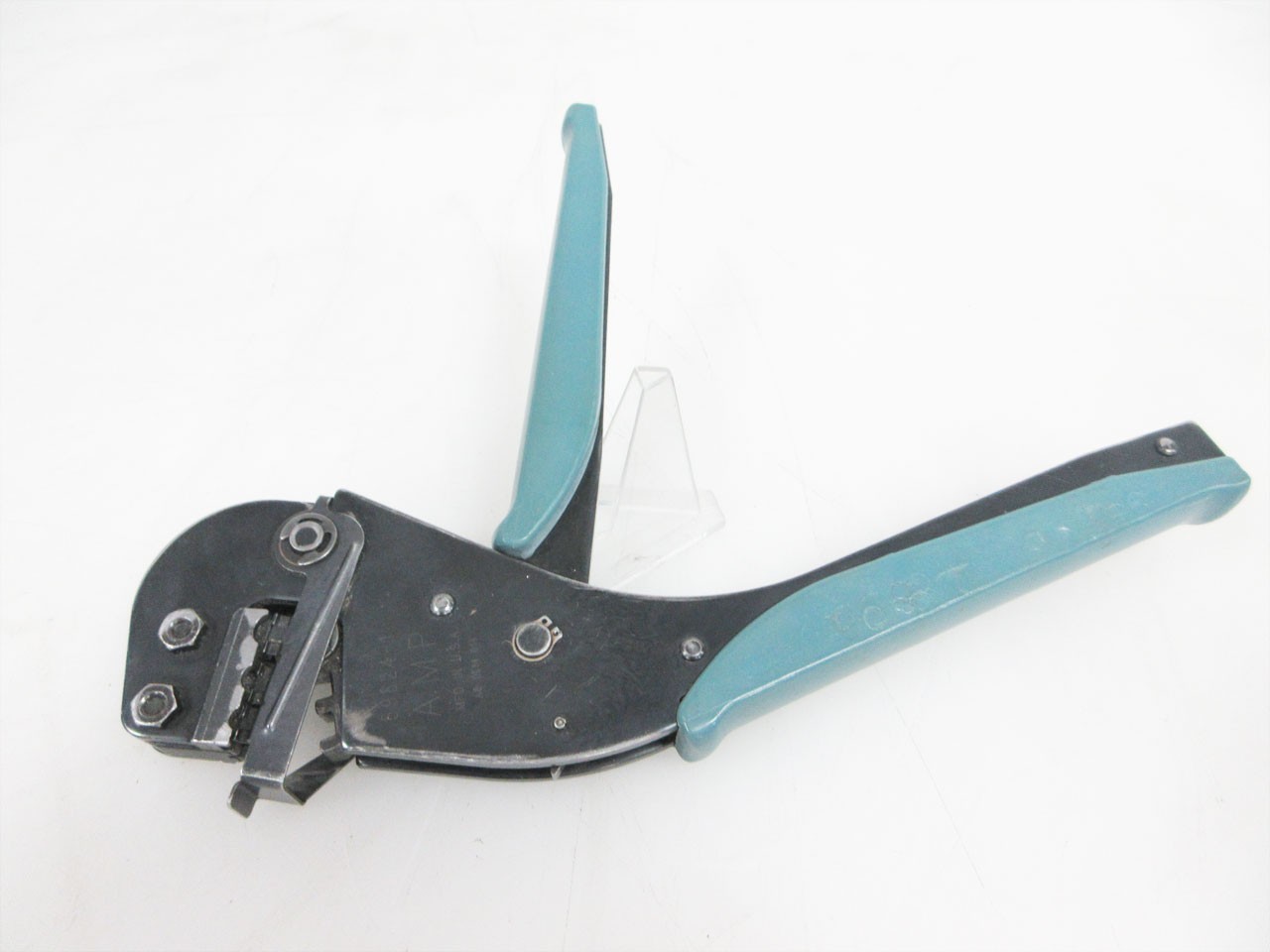 AMP 59824-1 HAND CRIMP TOOL TETRA PIDG PLASTI-GRIP FASTON # 22-10 AWG TYCO