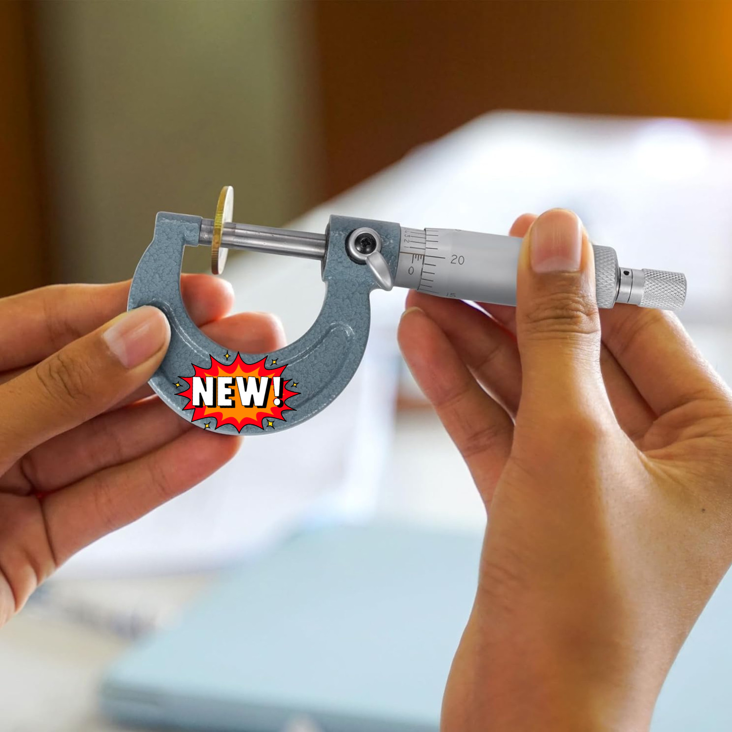 Micrómetro exterior, juego de herramientas de medición de ultraprecisión con pun