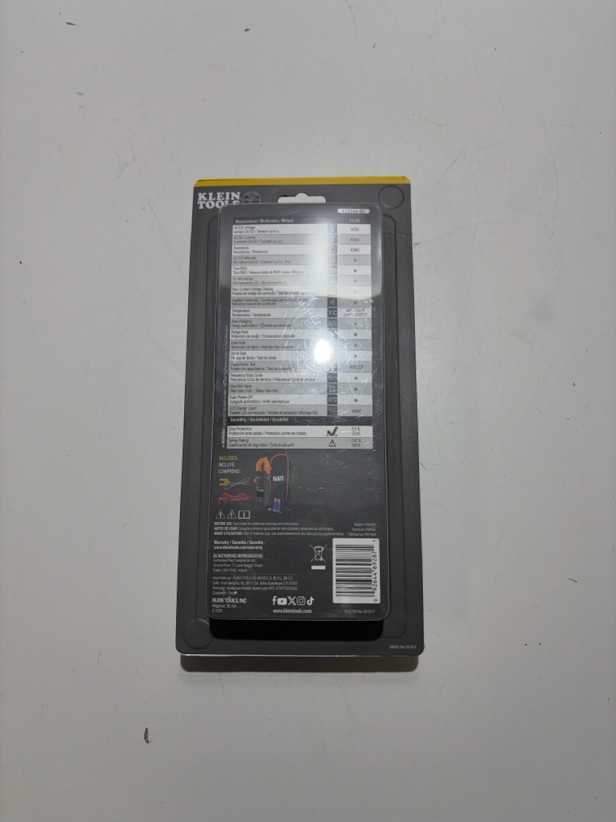 KLEIN TOOLS CL390 Clamp Multimeter (P32012569)