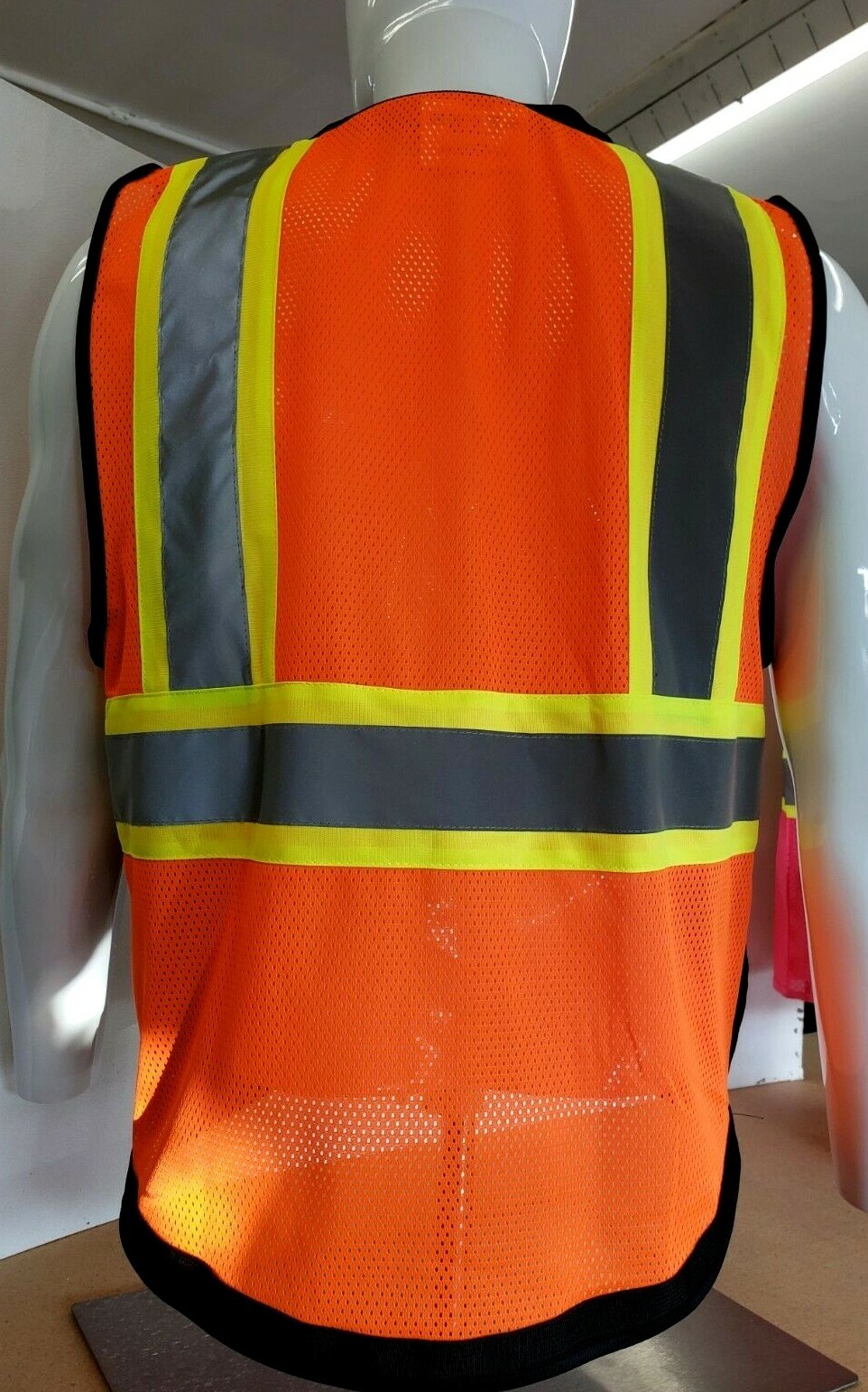 Surveyor Two Tone Safety Vest ANSI/ ISEA 107-2015 Approved (Small to 5XL)