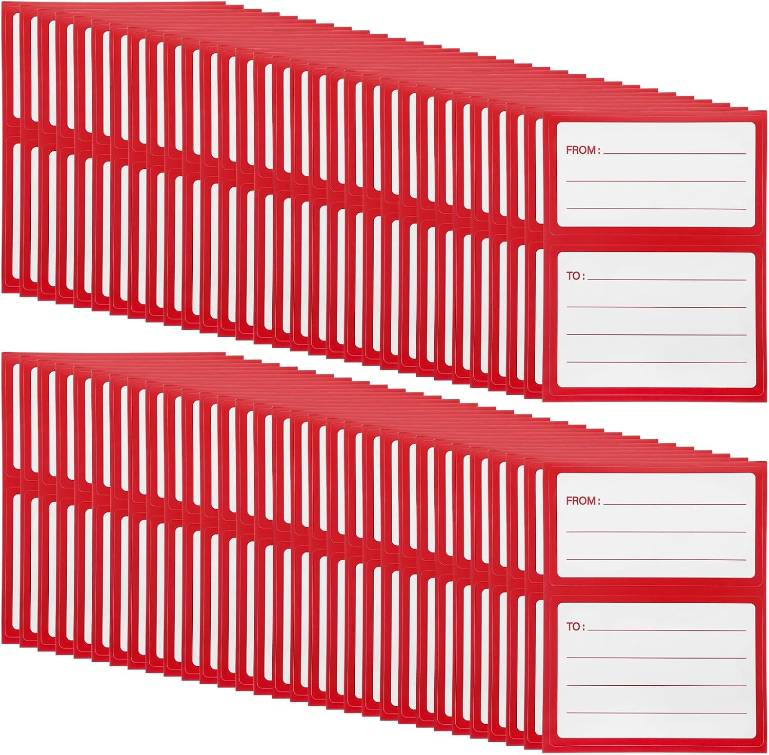 60 Pcs Self Adhesive Mailing Labels To From Address Stickers Shipping Tags