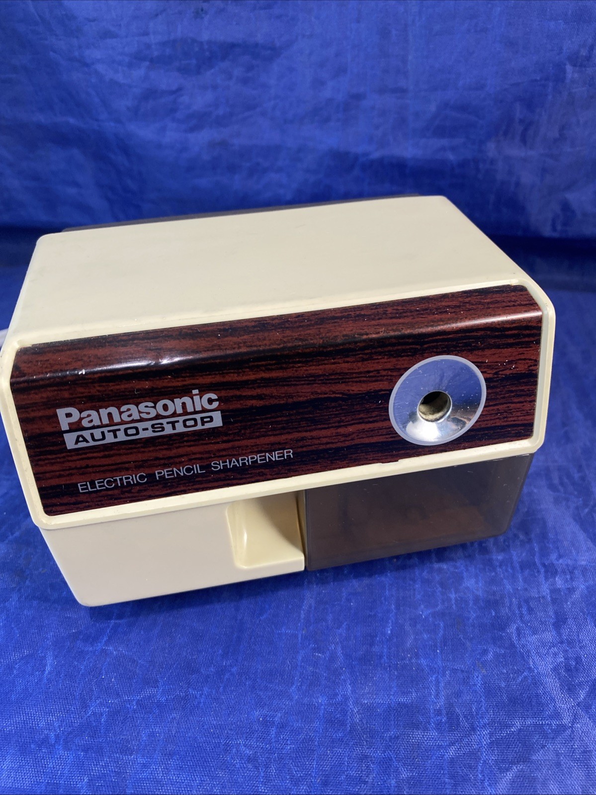 Panasonic Pencil Sharpener KP-110 Auto-Stop Electric Made in Japan Works, Vtg