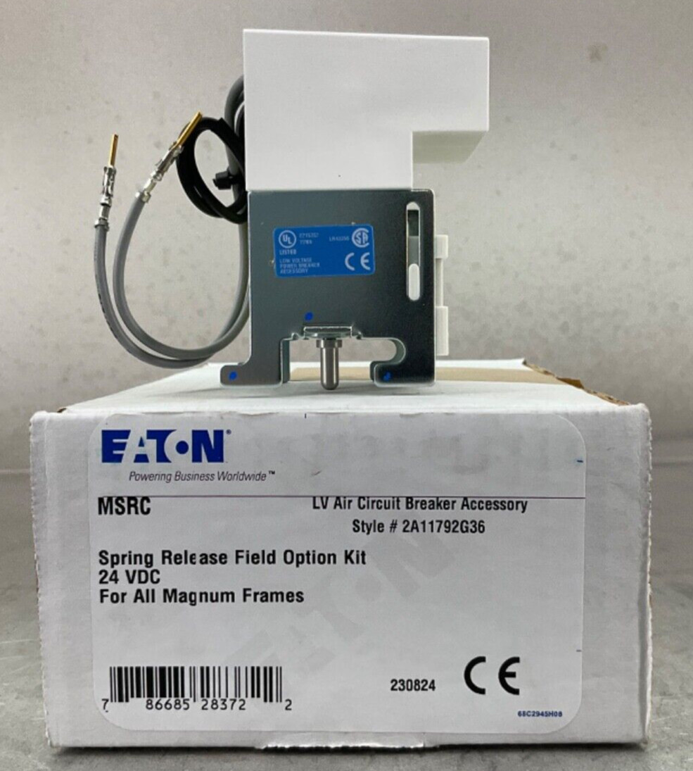 NEW EATON MSRC SPRING RELEASE CLOSING COIL 24VDC MAGNUM DS MDS