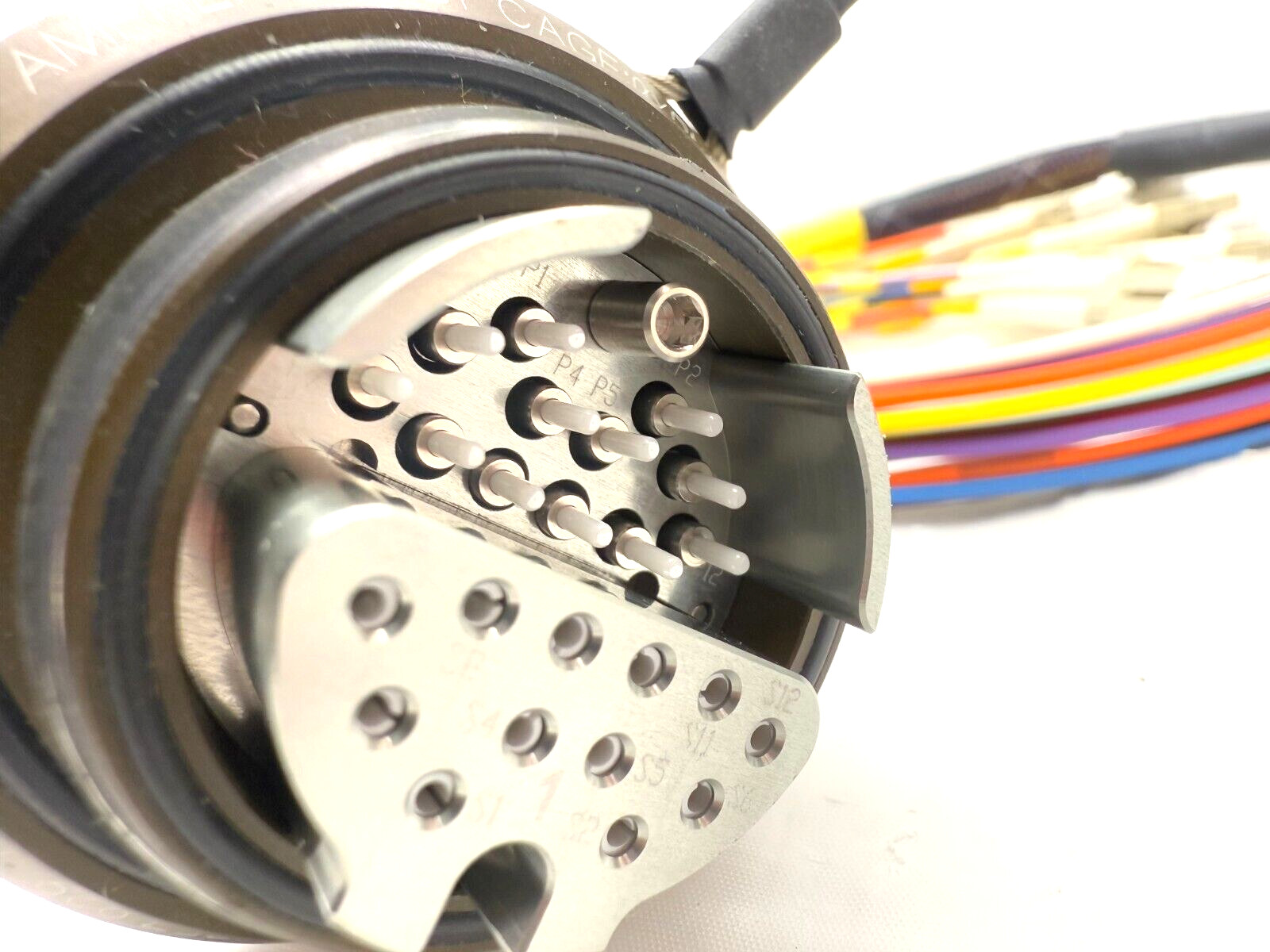 AMPHENOL Fiber MILSPEC TFOCA-III FS5H8000 24 Fiber Receptacle 12x Duplex LC