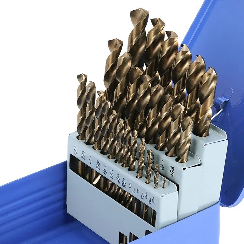 Cobalt Jobber Twist Drill Bit Sets For Drilling Stainless Steels & Hard Metals