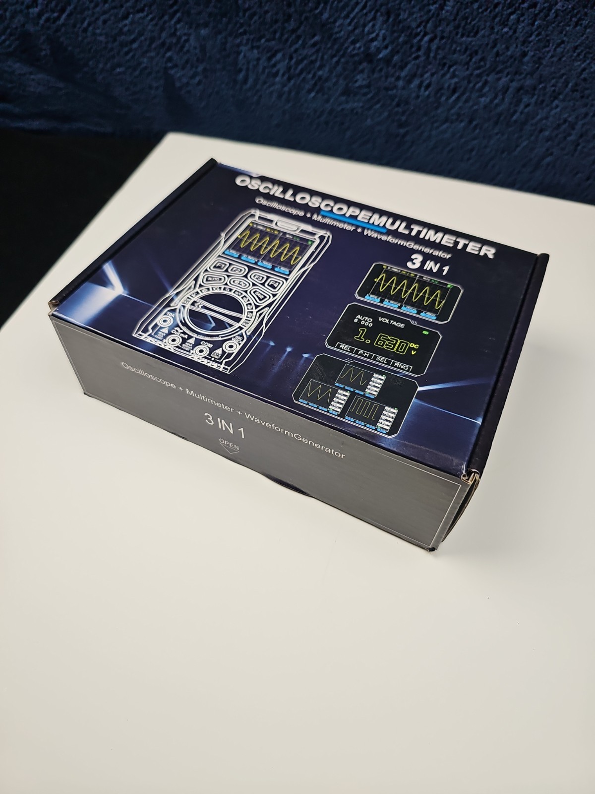 3 in 1 Oscilloscope Digital Multimeter 12MHz 50MSa/s Generator Portable Tester