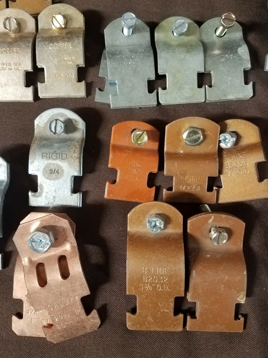123 Strut Pipe Clamps 1/2″ Rigid – 1-3/8″ OD, Rigid, CT, Multiple Brands