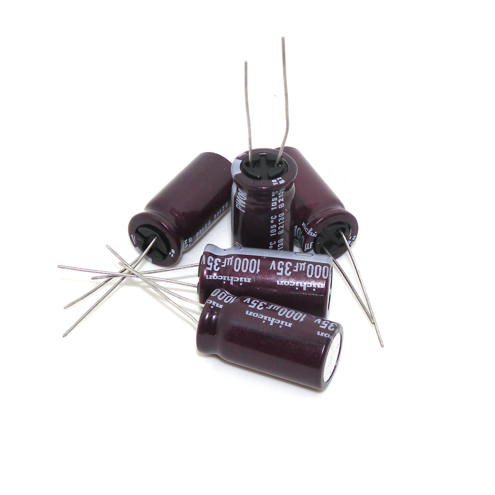 10x RUBYCON 1000uf 35V Electrolytic Capacitors 35V1000uf 10×20 mm