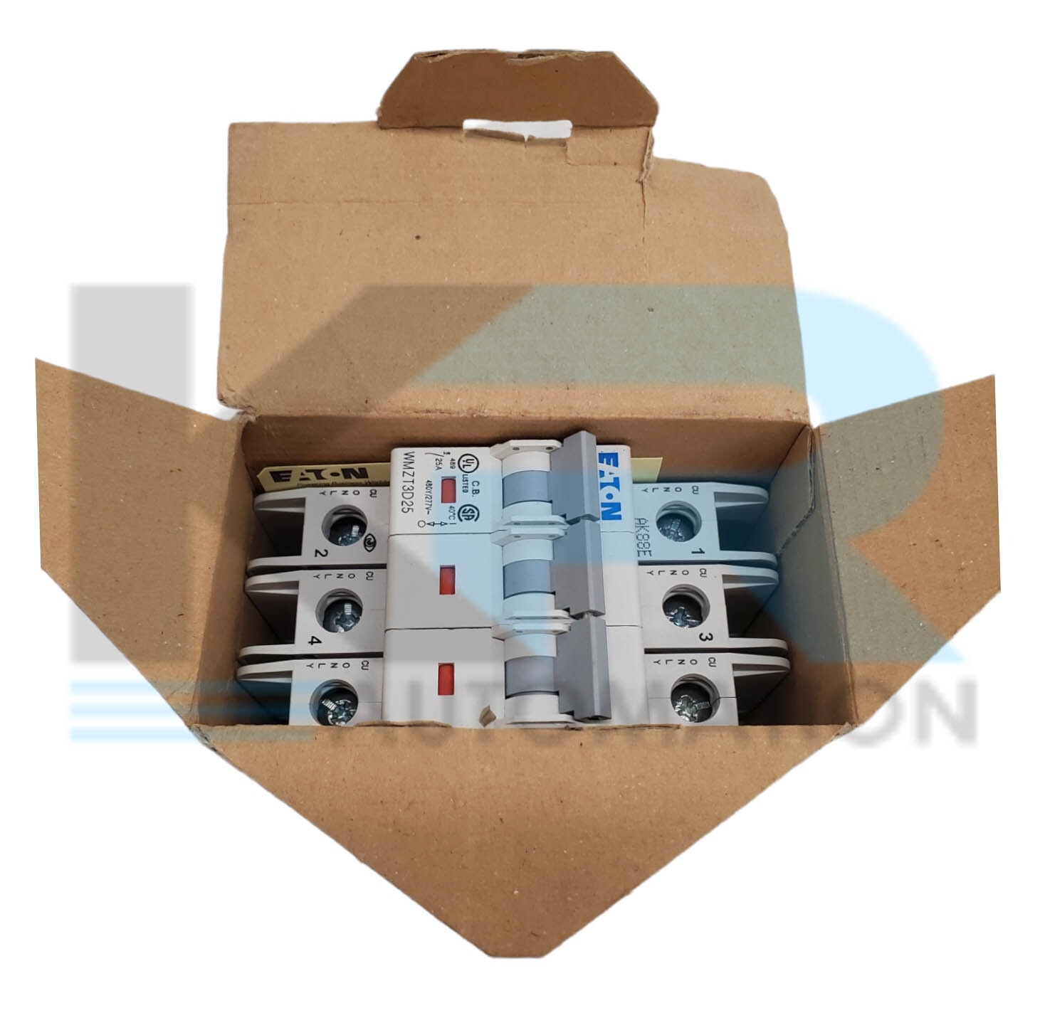 NEW Eaton WMZT3D25 Circuit Breaker 3 Pole 415V 50/60Hz 21 lb-in Torque 25A