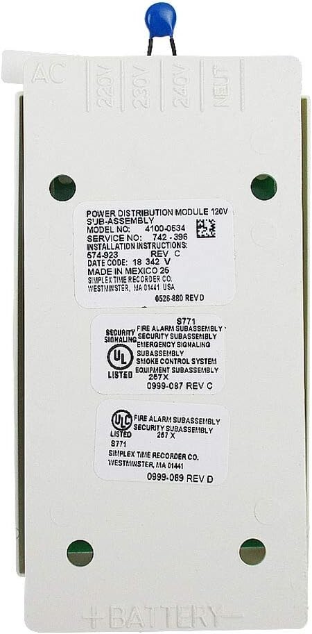 NEW FACTORY SEALED BAG SIMPLEX 4100-0634 Power Distribution Module PDM