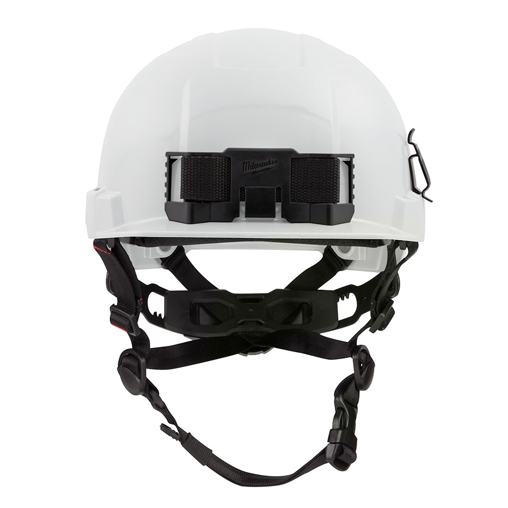 Milwaukee 48-73-1321 White Front Brim Hard Hat Helmet with BOLT™ – Class E