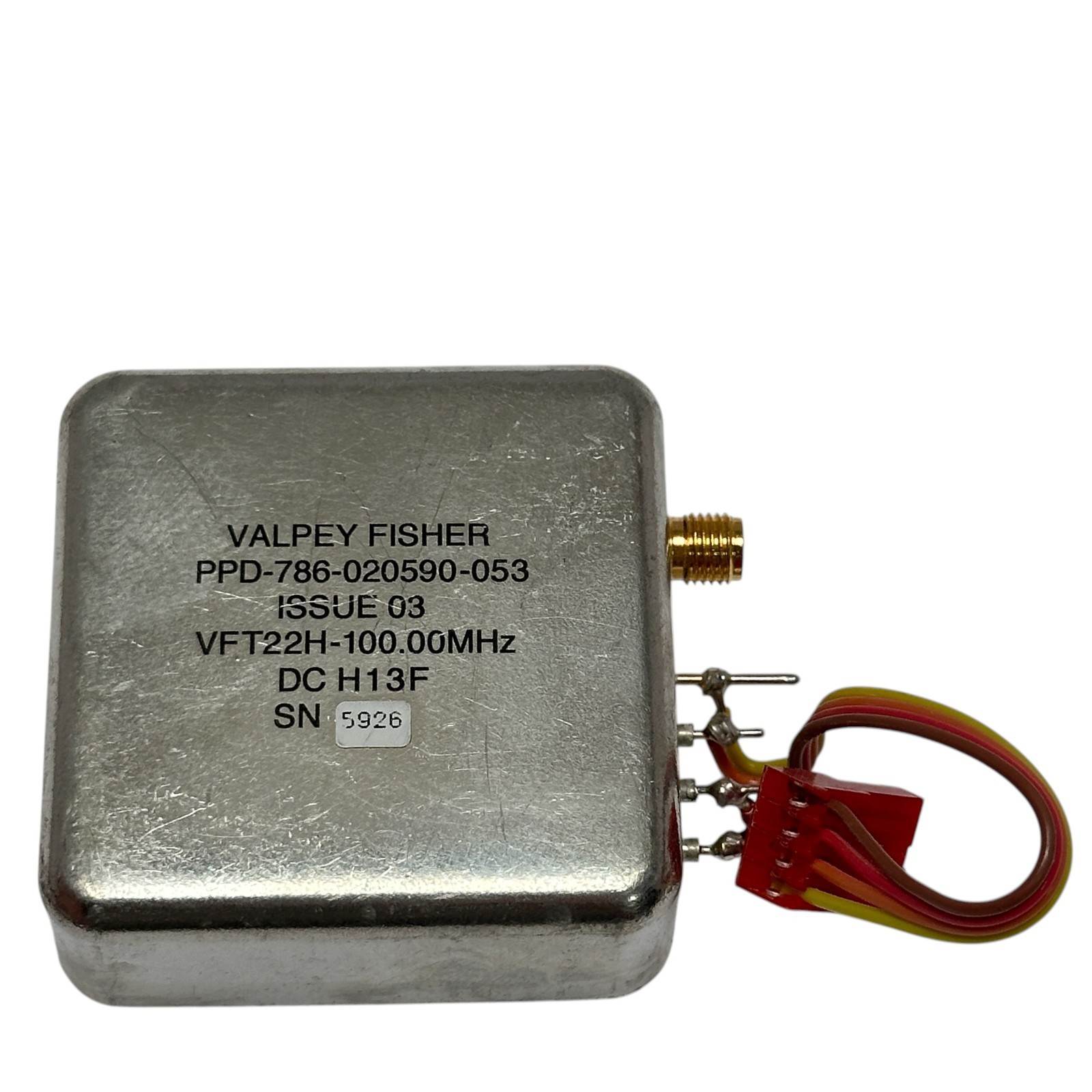 Valpey Fisher VFT22H-100.00MHz OCXO Oven Controlled Crystal Oscillator 100MHz