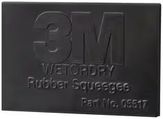3M Wetordry Rubber Squeegee, 2″ x 3