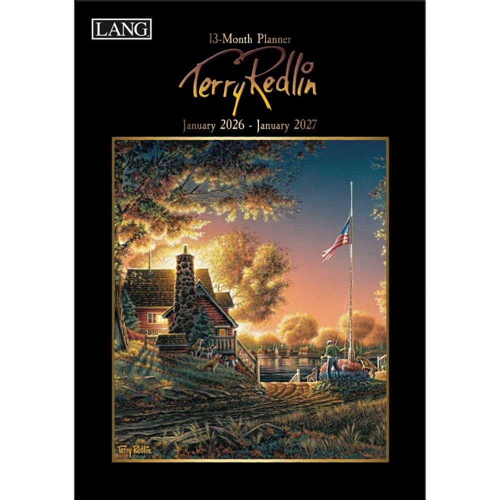 Lang, Terry Redlin 2026 Planner, 8.5» X 12», 12-Month Calendar with 2026