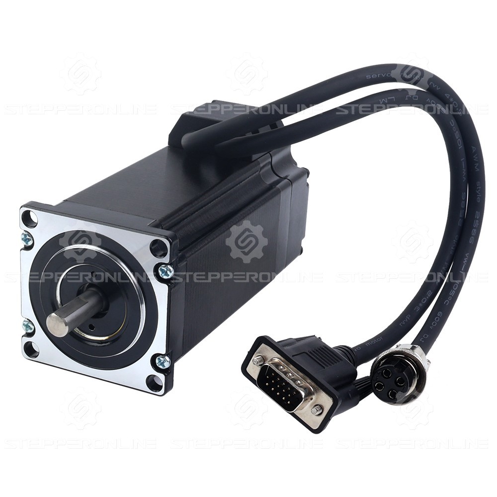 STEPPERONLINE Nema 23 3Nm Closed Loop Stepper Motor Driver CNC Kit W/ Power